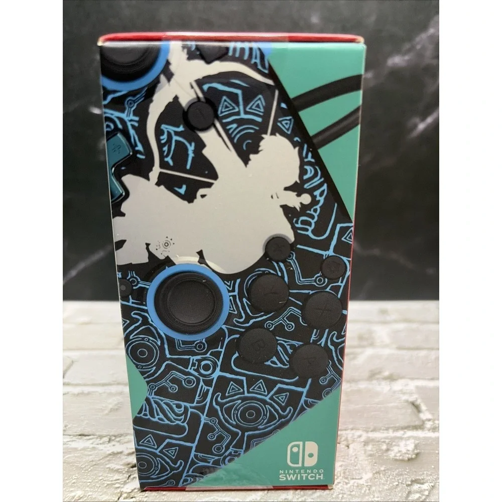 Nintendo Switch REMATCH GLOW Wired Controller Zelda Sheikah Shoot 500-134-SKSG